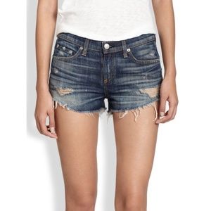 Rag & Bone Sheffield Distressed Shorts